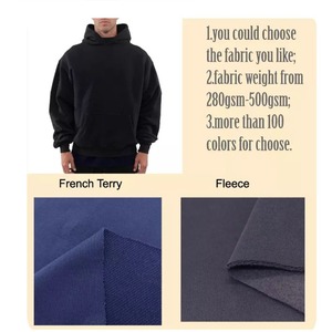 Men's Heavyweight 100% Cotton Pullover <b>Hoodies</b> & Sweatshirts Custom Logo Drop No <b>String</b> Plain Digital Printed <b>for</b> Winter Season - Product Image 4