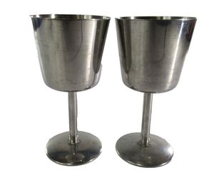 Verres à vin en acier inoxydable au design moderne personnalisable, gobelets à champagne, verres à vodka, verres à martini ou verres de culte - Product Image 5