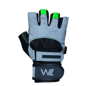 Gants de gymnastique de meilleure qualité, design personnalisé, en cuir polyester respirant pour l'haltérophilie et le sport, en cuir suédé - Product Image 2