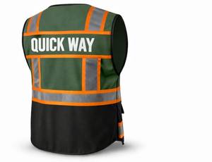 Chaleco de Seguridad de Alta Visibilidad Personalizado, Ropa de Trabajo Reflectante con Múltiples Bolsillos, QUICK WAY - Product Image 2