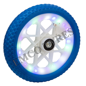 Neumáticos de bicicleta para niños superventas 2024 con luces LED, ruedas de EVA rodantes suaves, paseos seguros para la diversión nocturna, duraderos - Product Image 5