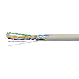 FTP CMR 23AWG Bare Copper Bulk Cat6 Cable For In-wall/Outdoor