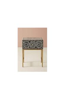 Mesa de Centro con Cajones y Incrustaciones de Hueso, Mueble Artístico que Exhibe Habilidades Tradicionales Hechas a Mano - Product Image 1