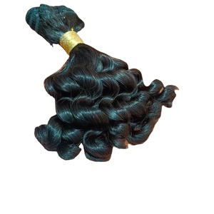 Extensions de cheveux humains vierges indiens personnalisés de qualité supérieure Yaki Double trame I-Tip All Light Bright Body Wave Fumi Wave - Product Image 1