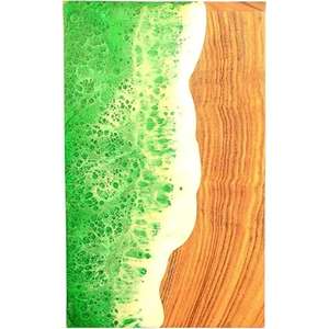 Urna para cenizas humanas adultas de palisandro hecha a mano urna de madera de cremación funeraria epoxi decorativa conmemorativa personalizada - Product Image 3