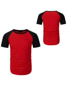 GAF เสื้อยืดแขนสั้น Raglan สำหรับผู้ชายเสื้อยืดแขนแร็กแลนแบบกำหนดเอง - Product Image 5
