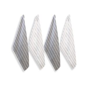 Serviettes de cuisine réutilisables écologiques 100% coton à impression personnalisée avec logo privé personnalisé - Product Image 4