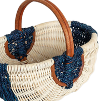 Nouveau design élégant avec un panier de pique-nique en rotin de différentes couleurs pour la décoration de fêtes et un panier-cadeau fabriqué à partir du meilleur fournisseur du Vietnam