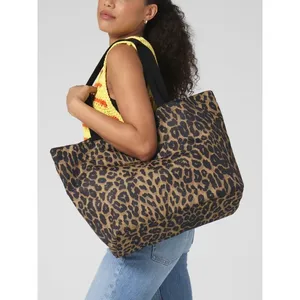 Borsa Tote con Stampa Leopardata, Gadget Promozionale Sostenibile per Shopper - Product Image 6
