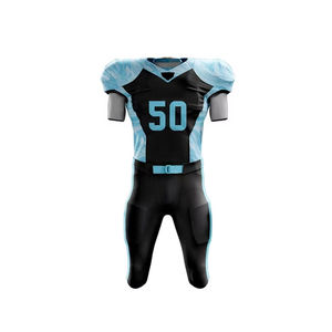 Uniforme de Fútbol Americano Más Vendido, Último Estilo, Manga Corta, Transpirable, Estampado, Secado Rápido, 100% Poliéster, Uniforme Deportivo - Product Image 2