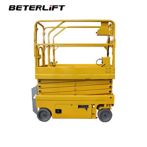 Самоходный ножничный подъемник для склада, мини-подъемник 8м 10м 300кг, с удлиненной платформой, одобрен CE - Product Image 5