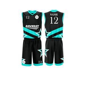 Ensemble de maillot de basket-ball personnalisé, maillot et short en polyester respirant à séchage rapide, vêtements de sport d'équipe pour hommes, femmes et jeunes - Product Image 2