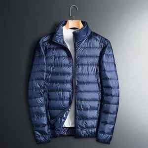 Veste matelassée légère pour homme en gros, veste d'hiver coupe-vent, veste matelassée à fermeture éclair, veste matelassée en duvet - Product Image 1