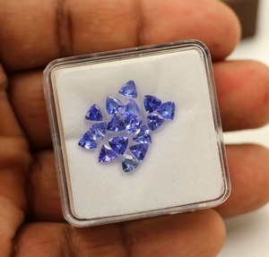 Piedras preciosas sueltas de tanzanita natural Piedras preciosas de tanzanita facetadas calibradas - Product Image 6