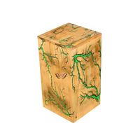 Urnes en bois en résine époxy pour cendres humaines Souvenir commémoratif pour urne à cendres, grande boîte funéraire de crémation, boîtes à urne mère.