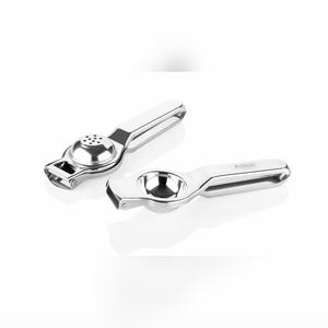 Presse-citron en acier inoxydable Aalok avec ouvre-bouteille intégré, presse-agrumes manuel pour la cuisine et le bar - Product Image 4