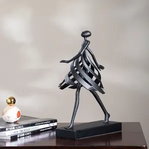 Chiffres modernes légers de luxe et créatifs en fonte pour la maison - Product Image 3