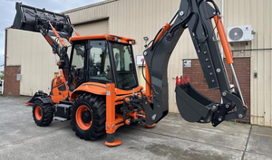Chargeuse-pelleteuse Godzilla Site Wizard 8,2 tonnes, profondeur de creusement de 5,5 m |   Chargeuse-pelleteuse de 8,2 tonnes, 114 CV, 4 roues motrices, pour travaux d'excavation et de construction agricole - Product Image 3