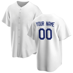 Logo personnalisé col en V hommes maillot de baseball vêtements de sport uniformes avec détails cousus à vendre - Product Image 6