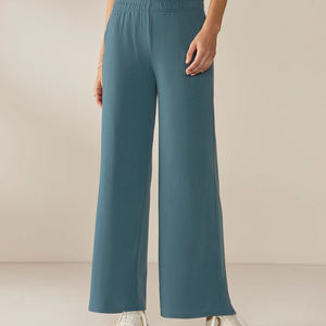 Completo <span class=keywords><strong>da</strong></span> <span class=keywords><strong>Notte</strong></span> <span class=keywords><strong>da</strong></span> Donna a Maniche Lunghe in Cotone Pima, Set Camicia Henley e Pantaloni, Pigiama in Jersey Organico - Product Image 6