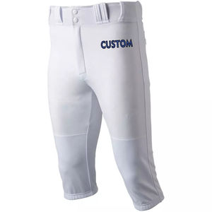 Pantalons de baseball personnalisés pour hommes/femmes, grande taille, respirants, imprimés par transfert thermique, OEM, taille adulte, softball, 100% - Product Image 1