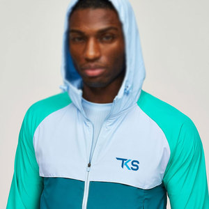 แจ็กเก็ตกันลมของผู้ชายแจ็คเก็ตกันลมกันน้ำพร้อมซิปเสื้อกีฬาเสื้อกันลม - Product Image 6