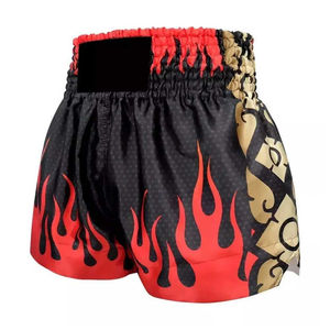 Shorts de boxe MMA personnalisés, respirants, extensibles, de haute qualité, légers, à séchage rapide, en spandex et polyester, impression numérique sur le devant - Product Image 2