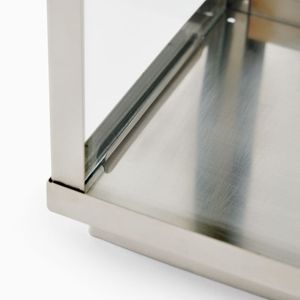 2025 Trending Design 304 Stainless Steel Metal <b>Candle</b> <b>Holder</b> <b>Lanterns</b> for Floor and Tabletop Decorations - Product Image 5