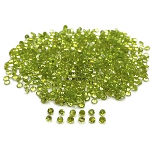 2mm Natural <b>Peridot</b> Round Cut Loose Gemstones <b>Peridot</b> Faceted Calibrated Stone Beads for Jewelry Making By Manufacturer Bulk - Product Image 6