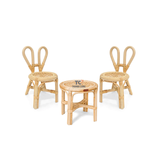 Natural Material Toddler <b>Bowl</b> Chair Natural Kids Rattan Chairs Ecofriendly <b>Baby</b> Kids Chairs - Product Image 5