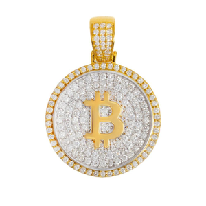 Alta calidad nuevo estilo de moda 925 plata esterlina personalidad Crypto elegancia Hip Hop colgante personalizado laboratorio cultivado diamante - Product Image 4