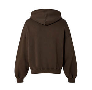 Sweat à capuche unisexe en molleton éponge sans cordon de serrage avec poche kangourou - Product Image 2