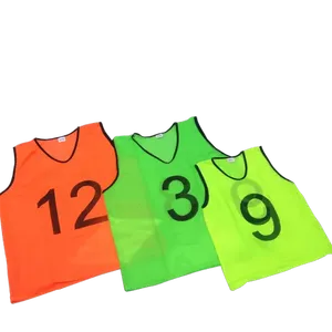 Made in India Sleeveless Polyester Football <b>Training</b> <b>Bib</b> Usage for Football <b>Training</b> Selling for Exports - Product Image 2