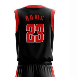 Tenues de basketball grande taille personnalisées imprimées 100 % polyester séchage rapide respirantes services ODM marques privées - Product Image 6