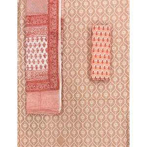 Dupatta Festiva de Chifón Sin Coser Kota Doriya con Decoración Bordada - Product Image 1