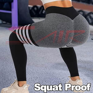 Leggings Scrunch para Mujer, Cintura Media, Alta Calidad, Algodón y Fibra de Bambú, Sin Costuras, Transpirables, Ropa Deportiva Informal, MOQ Bajo - Product Image 3