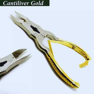 CE Certified Heavy-Duty <b>Thick</b> <b>Nail</b> <b>Cutter</b> Cantiliver Gold Manicure Pedicure Podiatry Tools Stainless Steel Beauty Procedure - Product Image 4