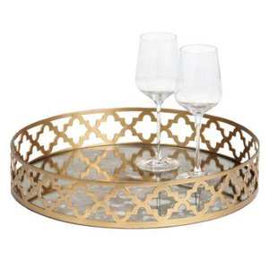 New Arrival Charger Home Decor Products Indian Handcraft Art Collectable New Designer Luxury <b>Glass</b> <b>Bowl</b> & Tray - Product Image 2