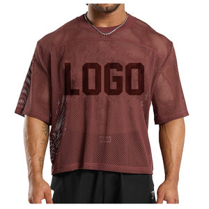 Camiseta de fútbol en blanco personalizada bordado nombre Número deportes uniforme camisetas de fútbol para hombres mujeres niños ventilador - Product Image 5