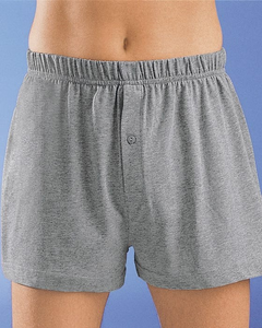 Calzoncillos Boxer de Algodón Jersey 100%, Tejido Elástico de Alta Calidad para Hombre, Ropa Interior con Logotipo Personalizado, Cierre de Botones, Corte Holgado - Product Image 2