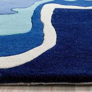 Modern Interior Wool Rugs Soft Handwoven Woolen Area Rugs for Living Room Bedroom & Office - Product Image 4