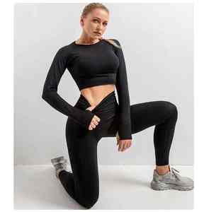 Ensemble de yoga tendance pour femmes, nouvelle arrivée, ensemble de yoga tendance pour femmes avec logo personnalisé, taille et couleurs, ensemble de yoga - Product Image 6