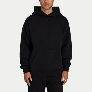 Sudadera gruesa y pesada en blanco con hombros caídos para hombre 380 360 320 Gsm logotipo personalizado peso pesado Sudadera con capucha de gran tamaño invierno - Product Image 1