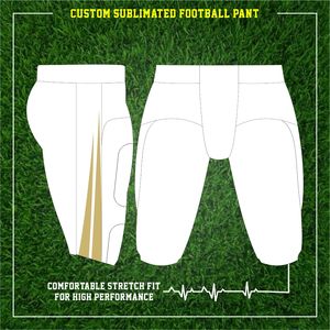 Conjunto de fútbol americano personalizado de manga corta transpirable diseño de talla grande para deportes de verano conjunto de fútbol americano Jersey Plus pantalón - Product Image 5