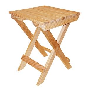 Tavolo da Giardino Pieghevole WELL HOME con Finitura Oliata per Uso Esterno - Product Image 1