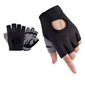 Gants de fitness professionnels unisexes de la meilleure qualité en cuir de qualité pour les entraînements d'haltérophilie et de cyclisme à bas prix - Product Image 1