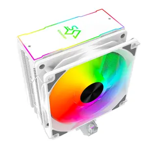 Snowman MT4 V3 colorful CPU Cooler - 4-pin Silent Fan, White, Supporting LGA1700/AM5/2011, for Desktop PCs
