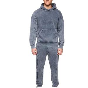 Meilleures ventes Survêtements délavés à l'acide pour hommes Vêtements d'hiver grande taille à la mode pour adultes - Product Image 6