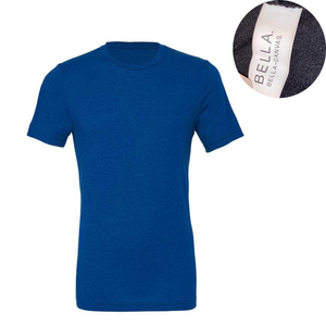 Camiseta Bella & Canvas Gris Jaspeado de Manga Corta con Logotipo Personalizado Impresión DTG - Product Image 6