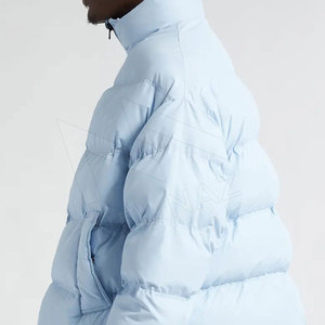 Manufacturer Custom Oversized Hooded <b>Waterproof</b> Windproof Men Polyester Fiber Filled Bubble <b>Padded</b> Puffer <b>Jacket</b> OEM Cotton - Product Image 4